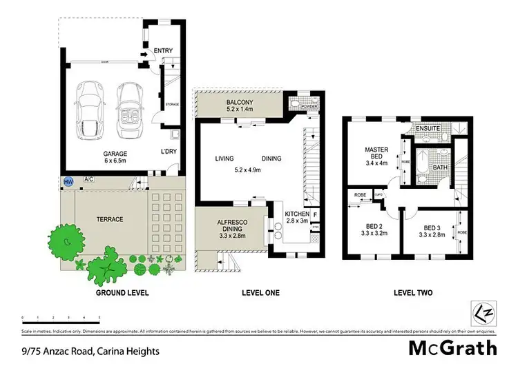 Floorplan of Homely townhouse listing, 9/71 Anzac Road, Carina Heights QLD 4152