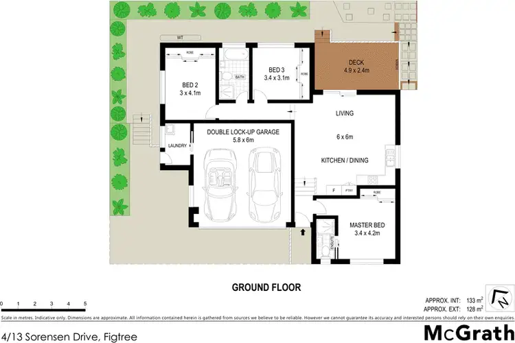 Floorplan of Homely villa listing, 4/13 Sorensen Drive, Figtree NSW 2525