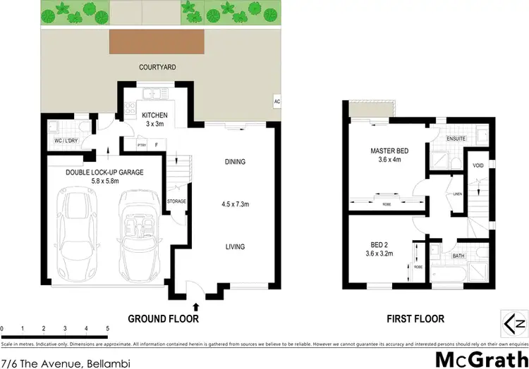 Floorplan of Homely townhouse listing, 7/6 The Avenue, Bellambi NSW 2518