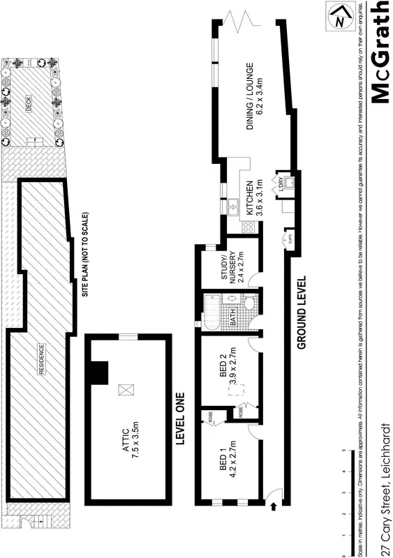 Floorplan of Homely house listing, 27 Cary Street, Leichhardt NSW 2040