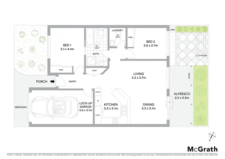 Floorplan of Homely villa listing, 9/7 Advocate Place, Banora Point NSW 2486