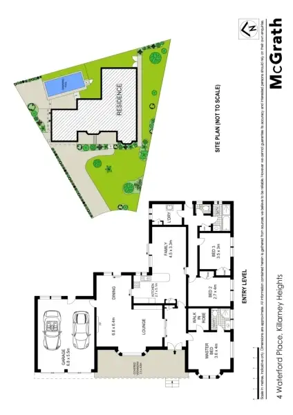 Floorplan of Homely house listing, 4 Waterford Place, Killarney Heights NSW 2087