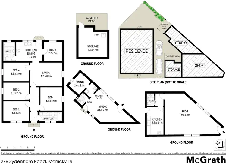 Floorplan of Homely house listing, 276 Sydenham Road, Marrickville NSW 2204