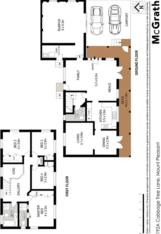 Floorplan of Homely house listing, 192a Cabbage Tree Lane, Mount Pleasant NSW 2519
