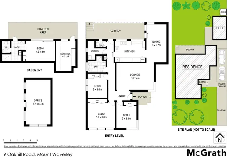 Floorplan of Homely house listing, 9 Oak Hill Road, Mount Waverley VIC 3149