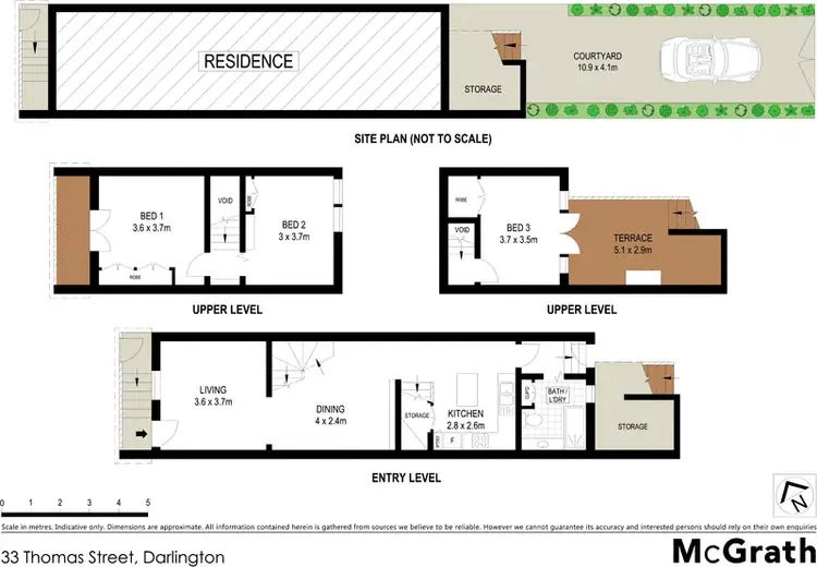 Floorplan of Homely house listing, 33 Thomas Street, Darlington NSW 2008