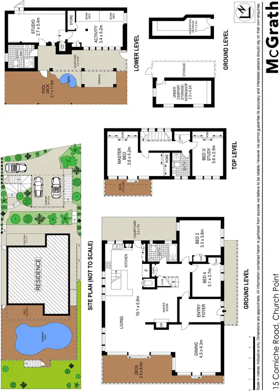 Floorplan of Homely house listing, 15 Corniche Road, Church Point NSW 2105