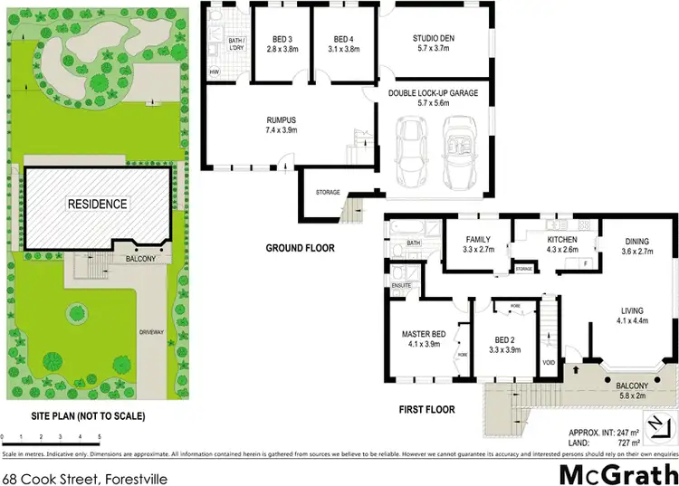 Floorplan of Homely house listing, 68 Cook Street, Forestville NSW 2087