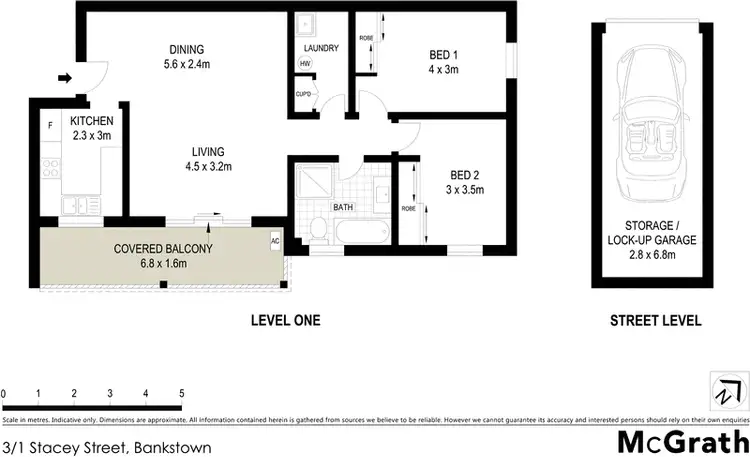 Floorplan of Homely apartment listing, 3/1 Stacey Street, Bankstown NSW 2200
