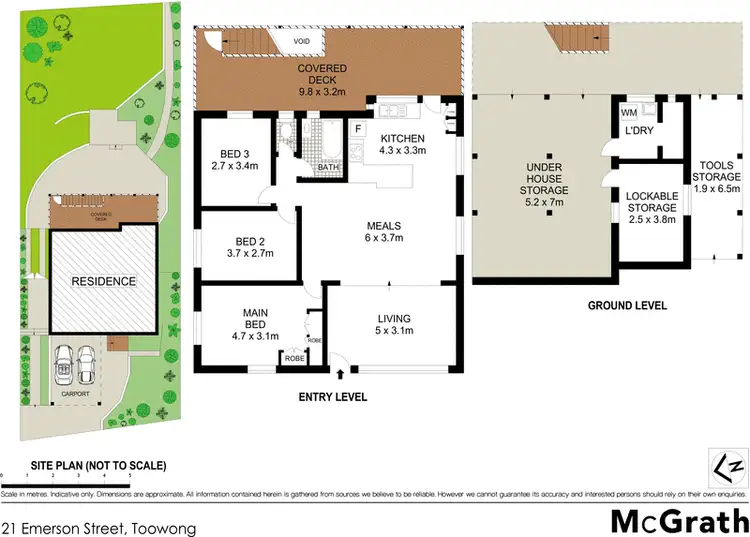 Floorplan of Homely house listing, 21 Emerson Street, Toowong QLD 4066