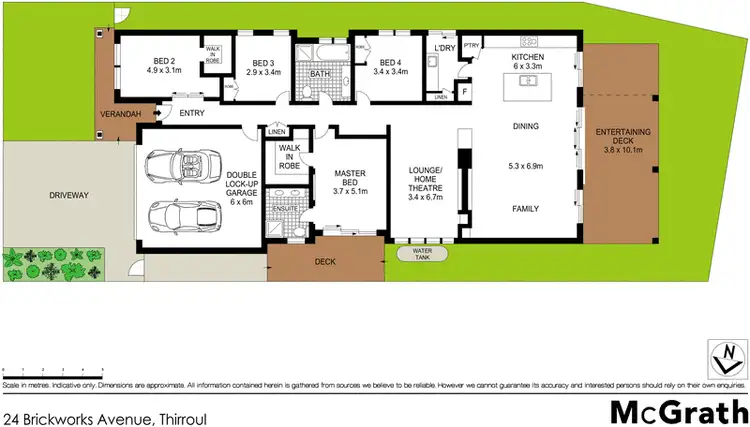 Floorplan of Homely house listing, 24 Brickworks Avenue, Thirroul NSW 2515