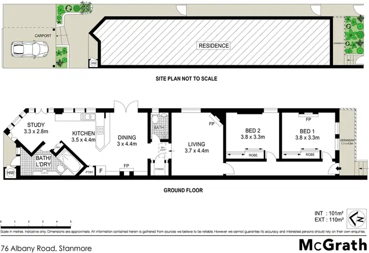 Floorplan of Homely house listing, 76 Albany Road, Stanmore NSW 2048