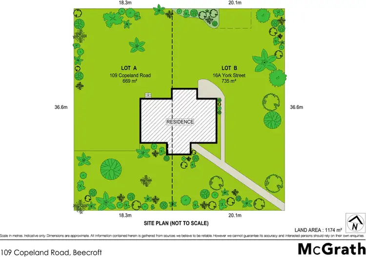 Floorplan of Homely land listing, 109 Copeland Road, Beecroft NSW 2119