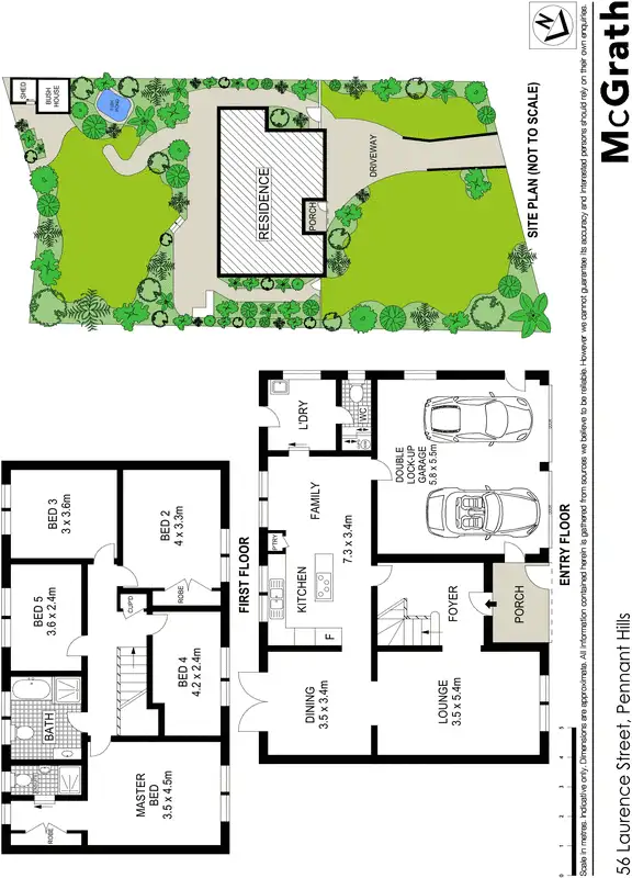 Floorplan of Homely house listing, 56 Laurence Street, Pennant Hills NSW 2120