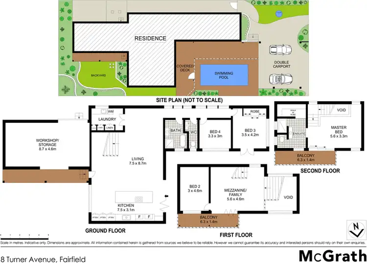 Floorplan of Homely house listing, 8 Turner Avenue, Fairfield QLD 4103