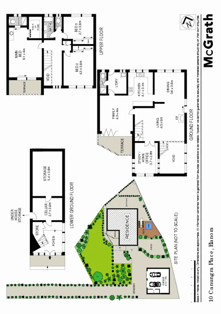 Floorplan of Homely house listing, 10 Canungra Place, Elanora Heights NSW 2101