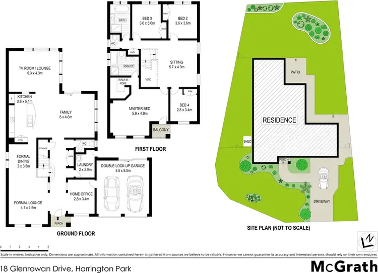 Floorplan of Homely house listing, 18 Glenrowan Drive, Harrington Park NSW 2567
