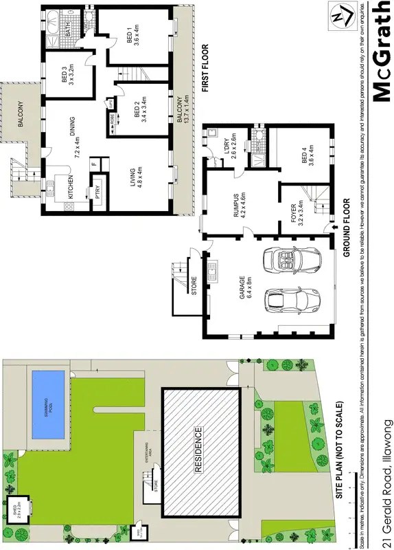 Floorplan of Homely house listing, 21 Gerald Road, Illawong NSW 2234
