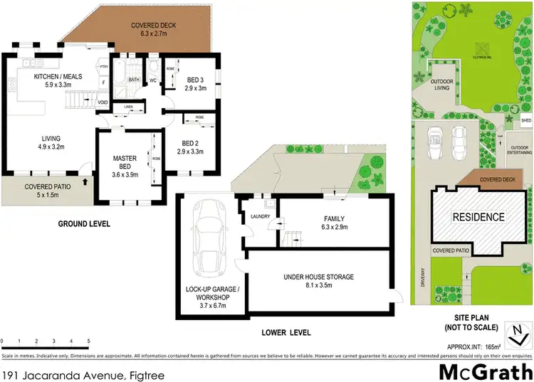 Floorplan of Homely house listing, 191 Jacaranda Avenue, Figtree NSW 2525