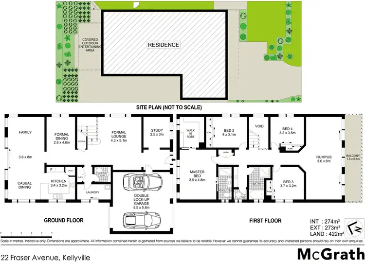 Floorplan of Homely house listing, 22 Fraser Avenue, Kellyville NSW 2155
