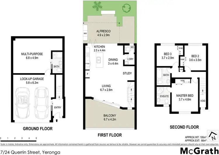 Floorplan of Homely townhouse listing, 7/24 Querrin Street, Yeronga QLD 4104