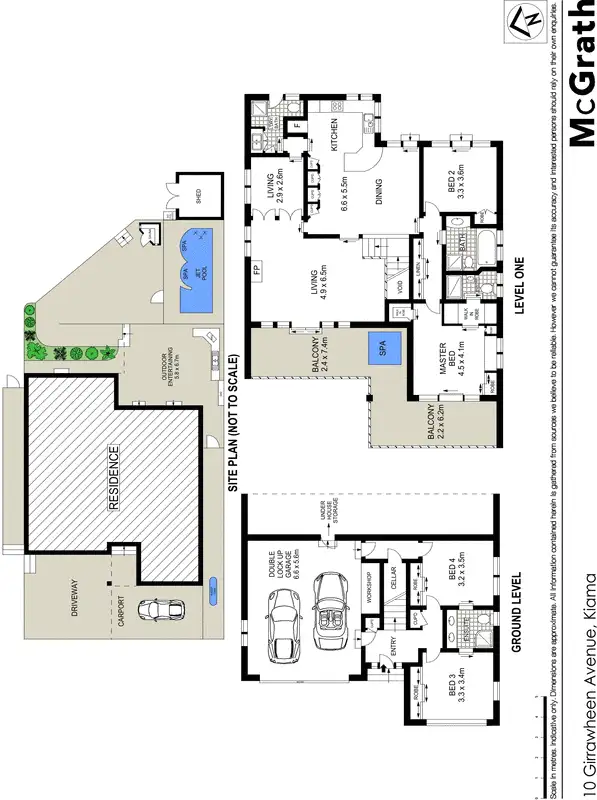 Floorplan of Homely house listing, 10 Girrawheen Avenue, Kiama NSW 2533
