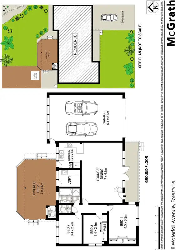 Floorplan of Homely house listing, 8 Waterfall Avenue, Forestville NSW 2087