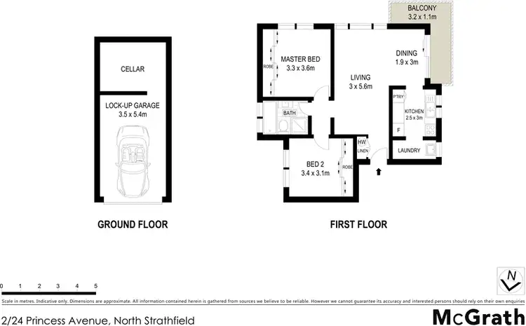 Floorplan of Homely apartment listing, 2/24 Princess Avenue, North Strathfield NSW 2137