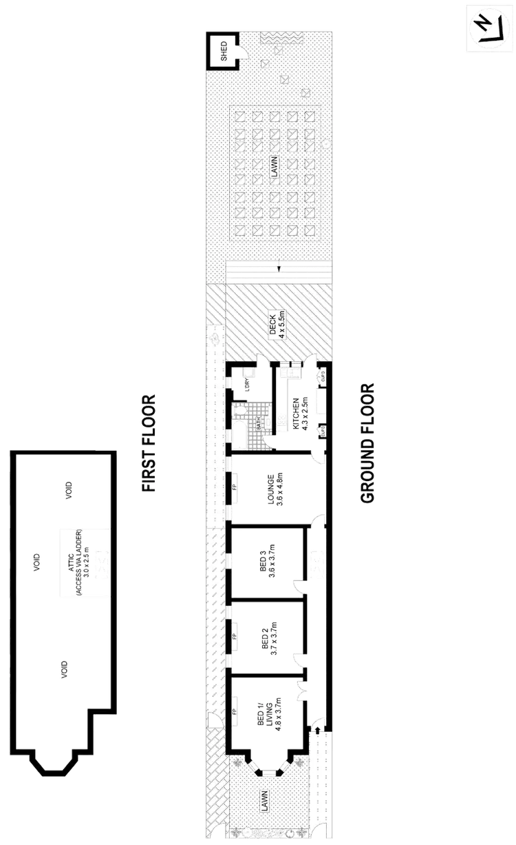 Floorplan of Homely house listing, 23 Toothill Street, Lewisham NSW 2049