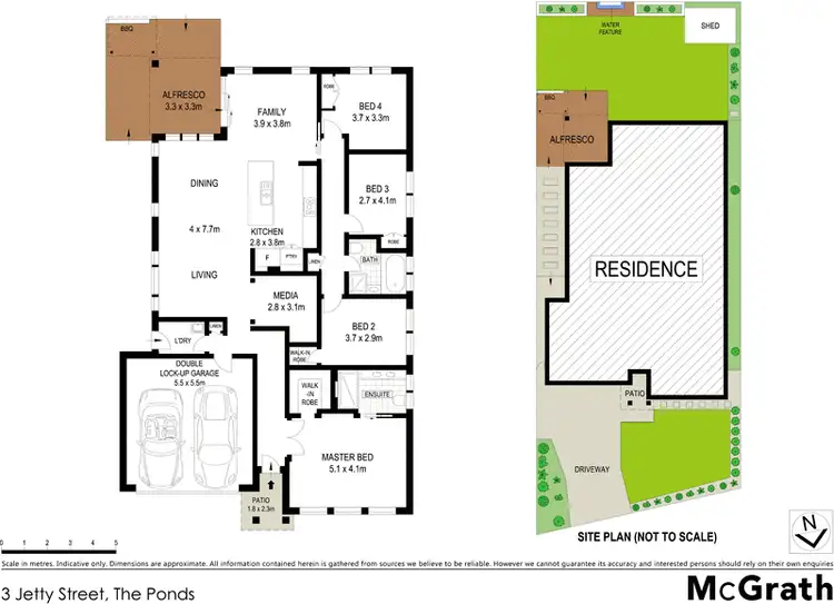 Floorplan of Homely house listing, 3 Jetty Street, The Ponds NSW 2769