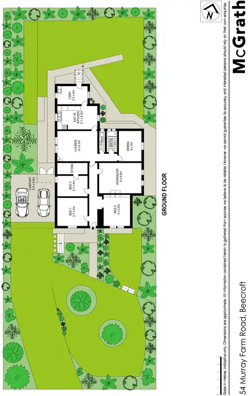 Floorplan of Homely house listing, 54 Murray Farm Road, Beecroft NSW 2119