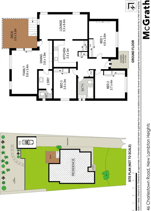 Floorplan of Homely house listing, 46 Charlestown Road, New Lambton Heights NSW 2305