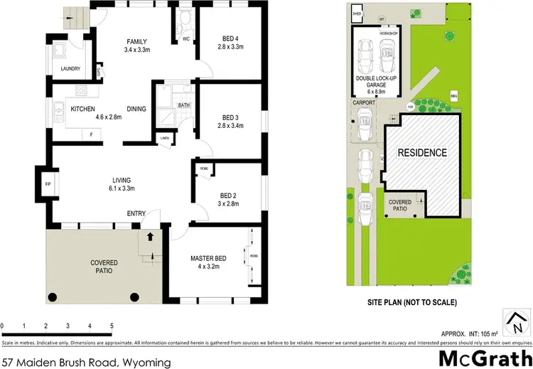 Floorplan of Homely house listing, 57 Maidens Brush Road, Wyoming NSW 2250
