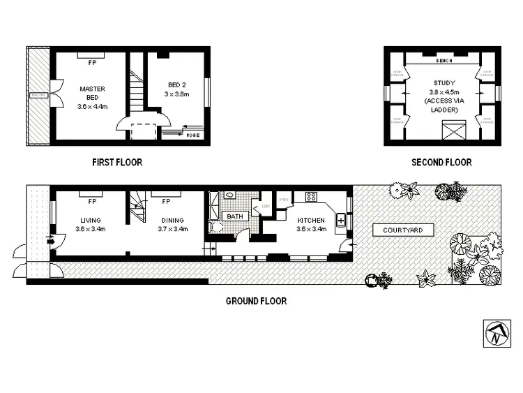 Floorplan of Homely house listing, 38 Alexander Street, Alexandria NSW 2015