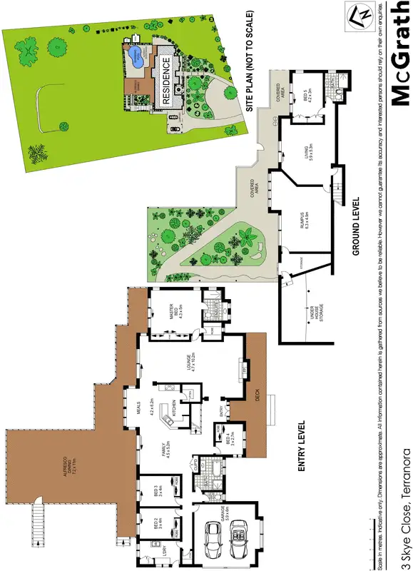 Floorplan of Homely house listing, 3 Skye Close, Terranora NSW 2486