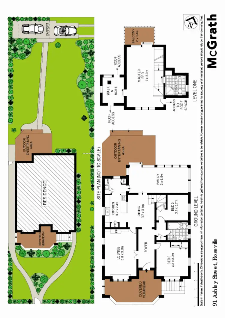 Floorplan of Homely house listing, 91 Ashley Street, Roseville NSW 2069