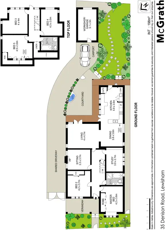 Floorplan of Homely house listing, 35 Denison Road, Lewisham NSW 2049