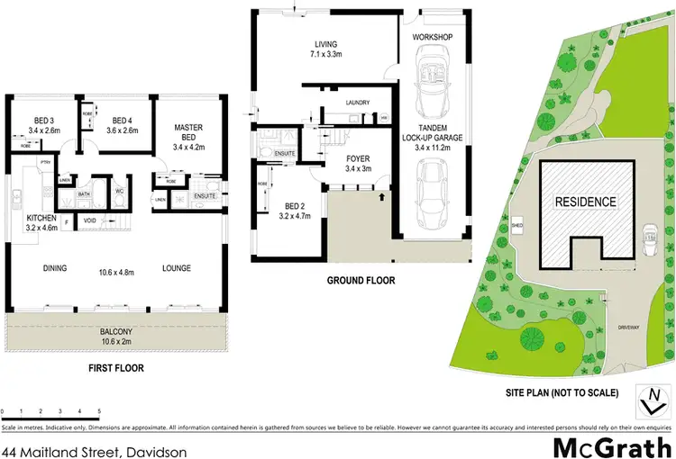 Floorplan of Homely house listing, 44 Maitland Street, Davidson NSW 2085