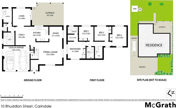 Floorplan of Homely house listing, 10 Rhuddlan Street, Carindale QLD 4152