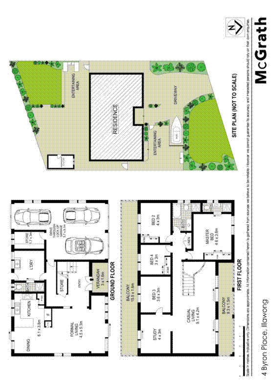 Floorplan of Homely house listing, 4 Byron Place, Illawong NSW 2234