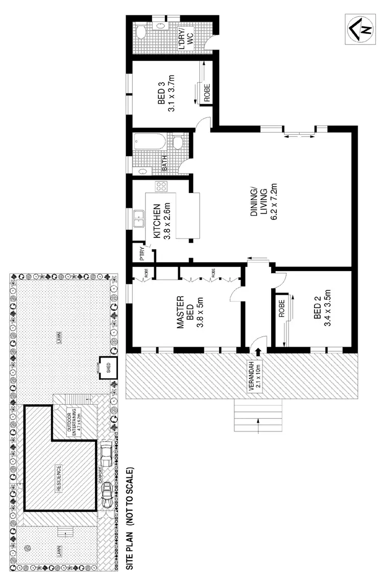 Floorplan of Homely house listing, 34 Pines Parade, Gymea NSW 2227
