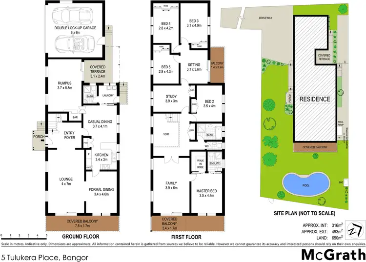 Floorplan of Homely house listing, 5 Tulukera Place, Bangor NSW 2234