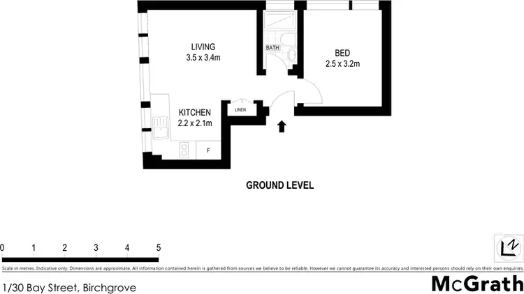 Floorplan of Homely apartment listing, 1/30 Bay Street, Birchgrove NSW 2041