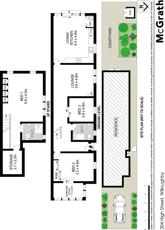 Floorplan of Homely house listing, 204 High Street, Willoughby NSW 2068