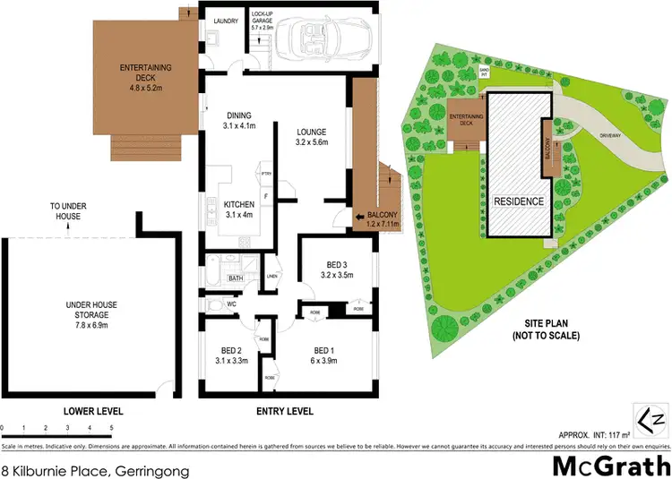 Floorplan of Homely house listing, 8 Kilburnie Place, Gerringong NSW 2534