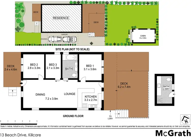 Floorplan of Homely house listing, 13 Beach Drive, Killcare NSW 2257