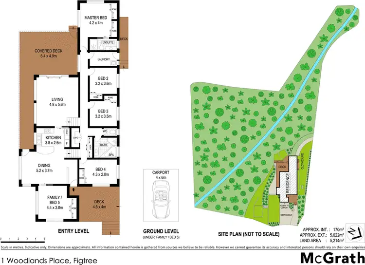 Floorplan of Homely house listing, 1 Woodlands Place, Figtree NSW 2525
