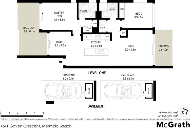 Floorplan of Homely apartment listing, 46/1 Gaven Crescent, Mermaid Beach QLD 4218