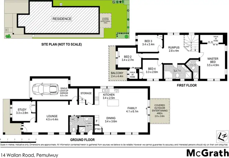 Floorplan of Homely house listing, 14 Wallan Street, Pemulwuy NSW 2145