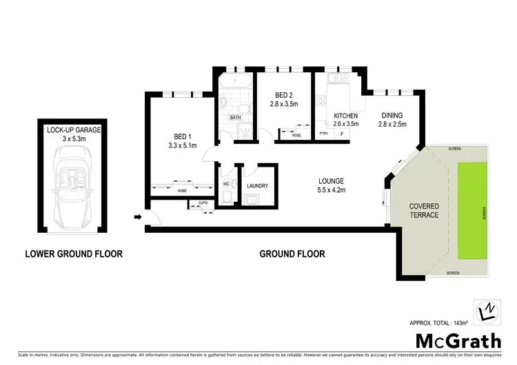 Floorplan of Homely apartment listing, 1/14 Hudson Street, Hurstville NSW 2220